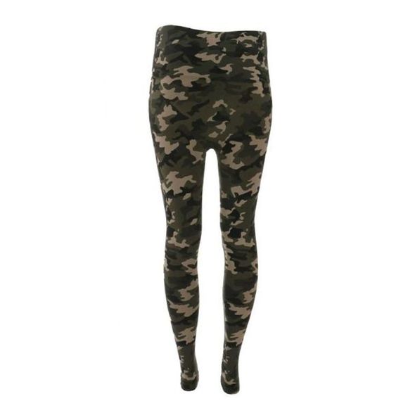Breezies Seamless Tummy Smoothing Legging Camo - Regular - Picture 3 of 4